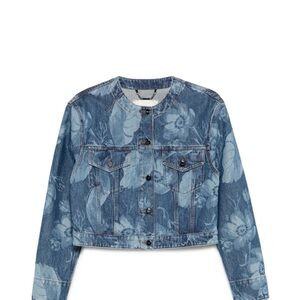 Fendi Blue and Gray Denim Jacket